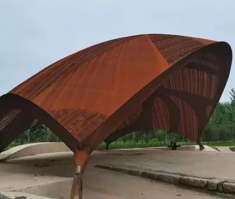 丁青耐候钢幕墙案例